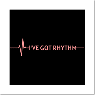 Cardiologists know the rhythm of the heart - red Posters and Art